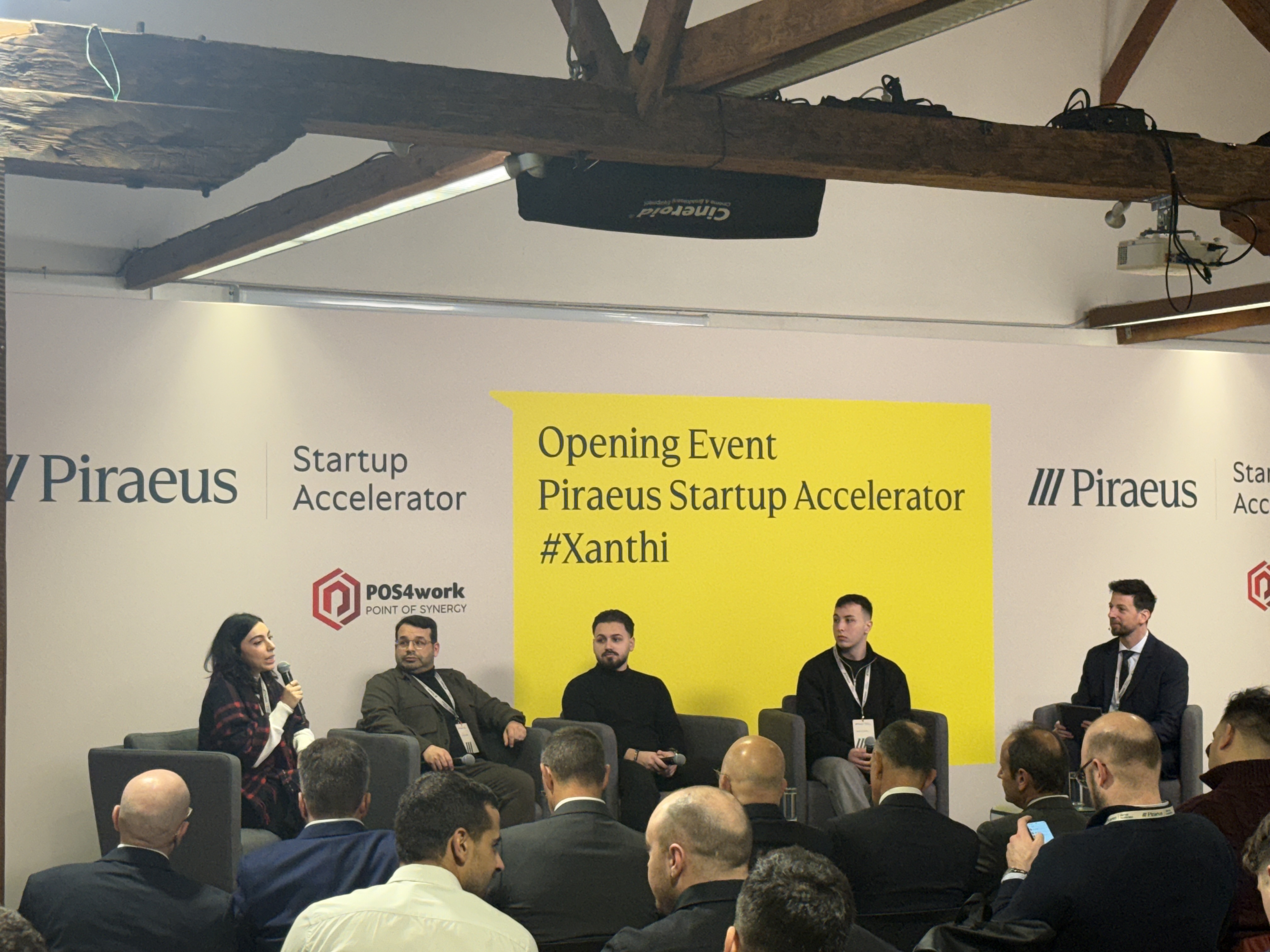 Xanthi panel speaking photo